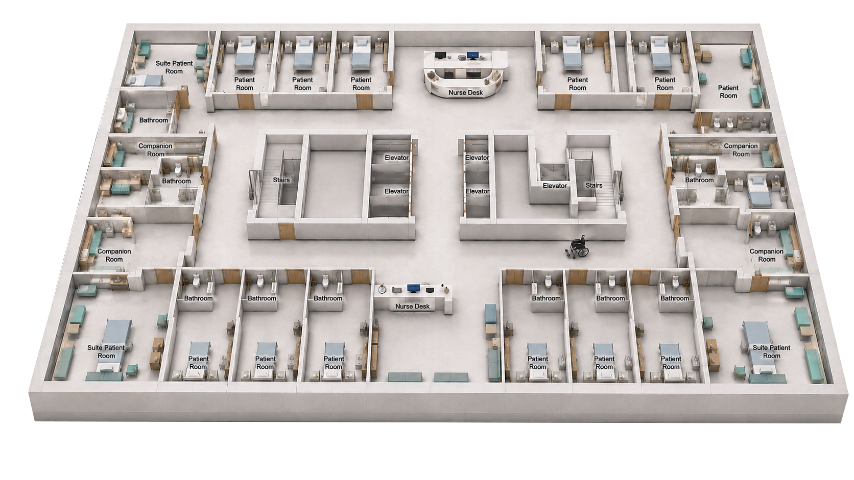 Hospital floor plan