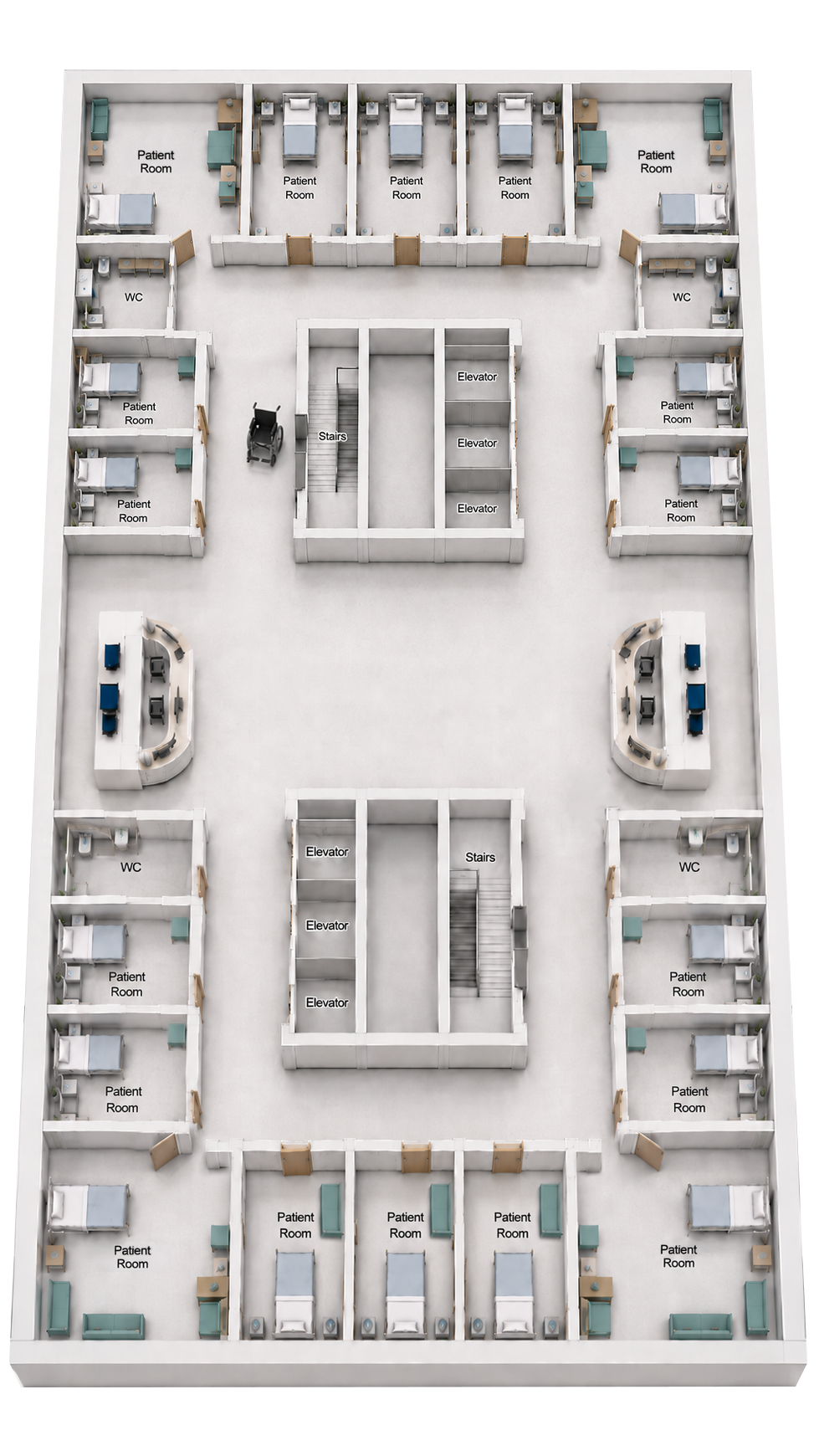 Hospital floor plan